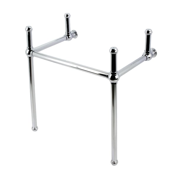 Brass Console Sink Legs, Polished Chrome